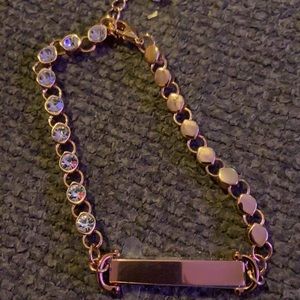 Rose gold plated bracelet